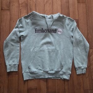 🆕️Timberland Men's Sage Green Logo Hoodie Sweater Size M